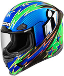 Icon Airframe Pro (Warbird Blue) Helmet Large - Throttle City Cycles