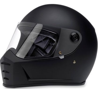 Biltwell Lane Splitter Helmet - Flat Black XS