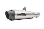 Yoshimura R-34 Slip-On Exhaust (Race/Stainless Steel/Stainless Steel/Aluminum/Works Finish) for 15-19 Ducati SCRAMFUL - Throttle City Cycles