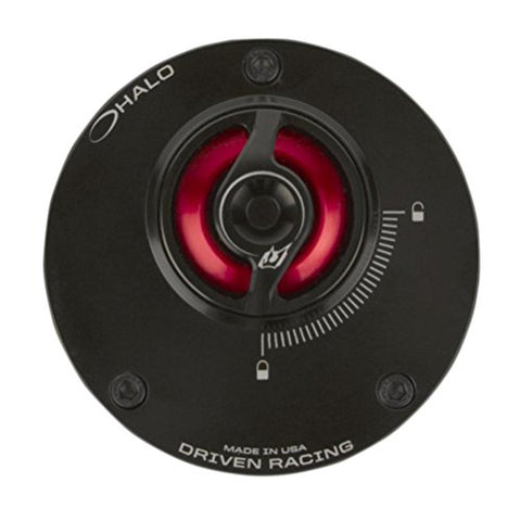 Driven Racing DHFCRD Halo Fuel Cap - Red - Throttle City Cycles