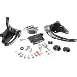 Performance Machine Stock Length Contour Forward Controls - Contrast Cut 0035-0109-BM - Throttle City Cycles