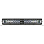 Rigid Industries 260413 Adapt E-Series Led Light Bar 20 Inch - Has Built in GPS Guided Adapt Mode Lighting or 3 Optic Zones - Scene, Driving, Spot Beams. - Throttle City Cycles