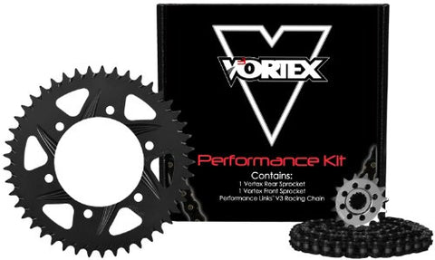 Vortex CK2222 Chain and Sprocket Kit - Throttle City Cycles