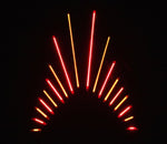 Custom Dynamics TruFLEX Professional-Grade LED Lighting Strip - 115 LED (14.60in. L) - Red/Red TF115R - Throttle City Cycles