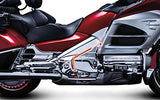 Kuryakyn 7368 Motorcycle Accent Accessory: Louvered Battery Box Covers for 2012-17 Honda Gold Wing GL1800 & F6B Motorcycles, Chrome, 1 Pair - Throttle City Cycles