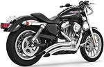 Freedom Performance HD00701 Sharp Curve Radius Exhaust System - Chrome - Throttle City Cycles